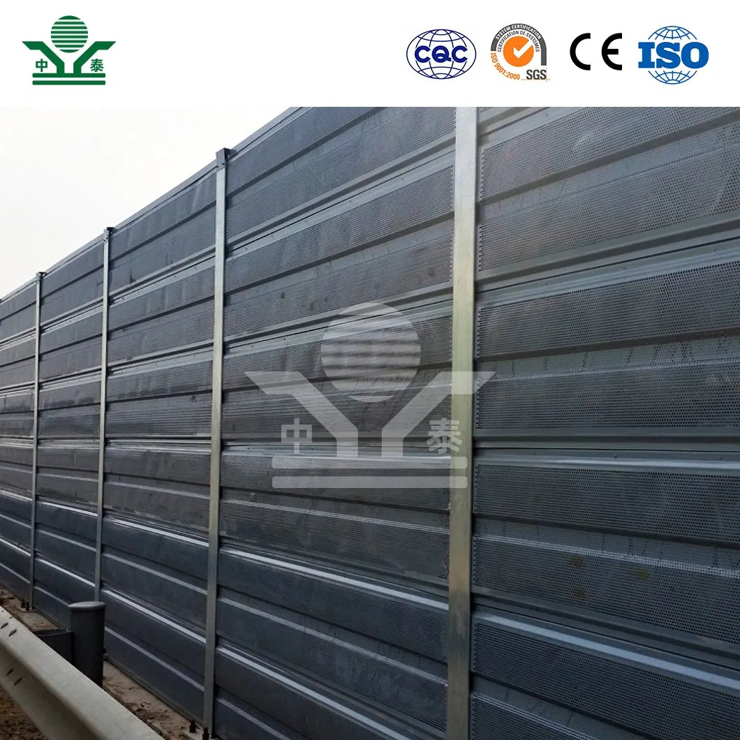 Zhongtai Noise Stop Vinyl Barrier China Factory Vinyl Noise Barrier Color Steel Plate Material Factory Sound Barrier