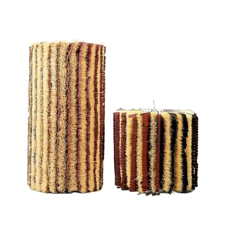 Easy to Replace or Remove Sandpaper Sisal Roller Brush for Woodworking Sanders and Woodworking Machinery