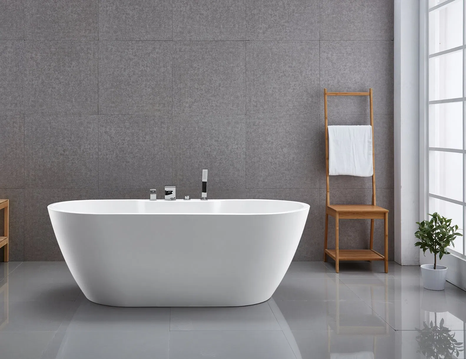 Дизайнерская акриловая ванна Freestanding