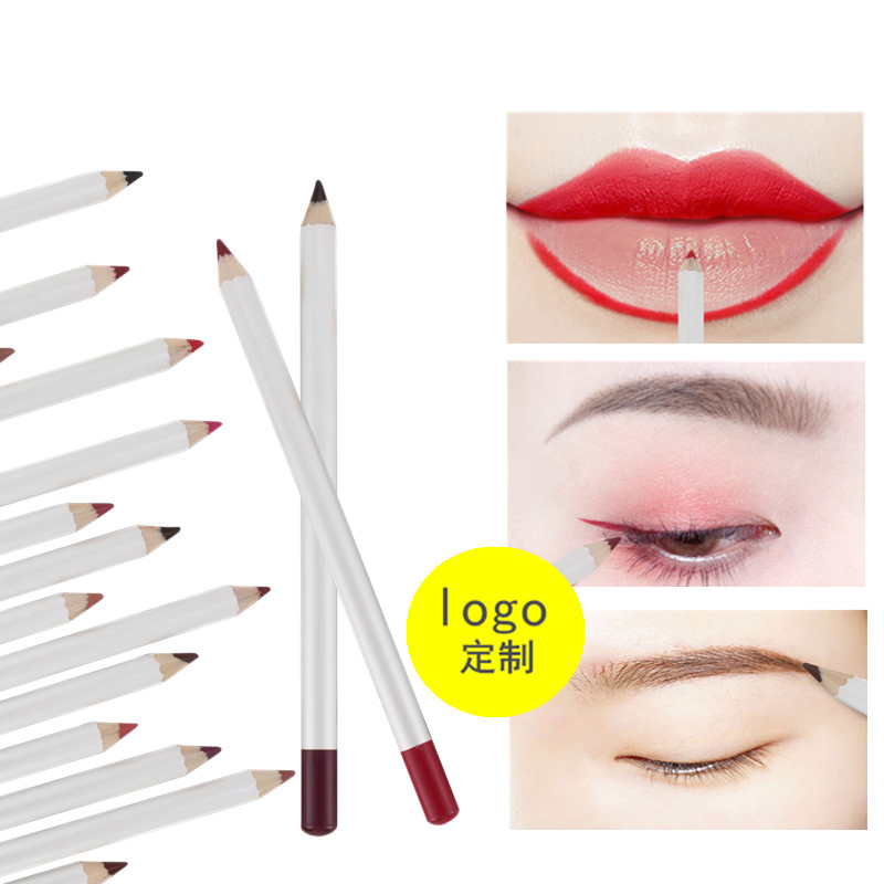 Custom Pigmented Creamy Vegan Private Label Wholesale Bulk Brown Red Creamy Lipliner
