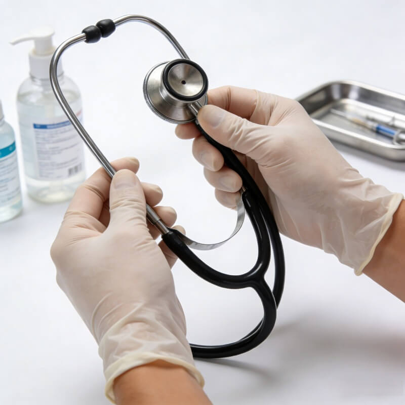 Exam Latex Medical Disposable Gloves for Clinical and Healthcare Professionals