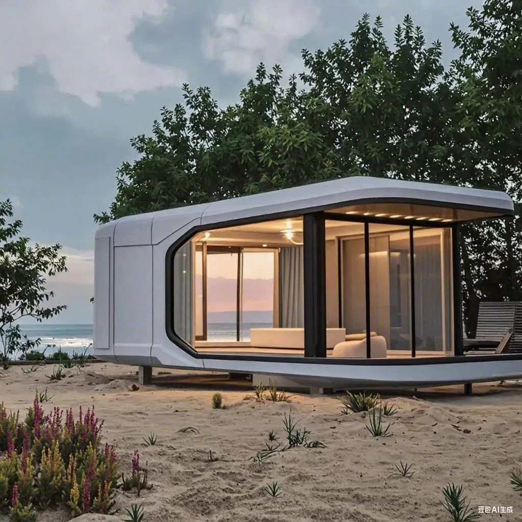 Luxury Comfort Modular Steel Prefab Capsule House for Prefabricated Capsule Room
