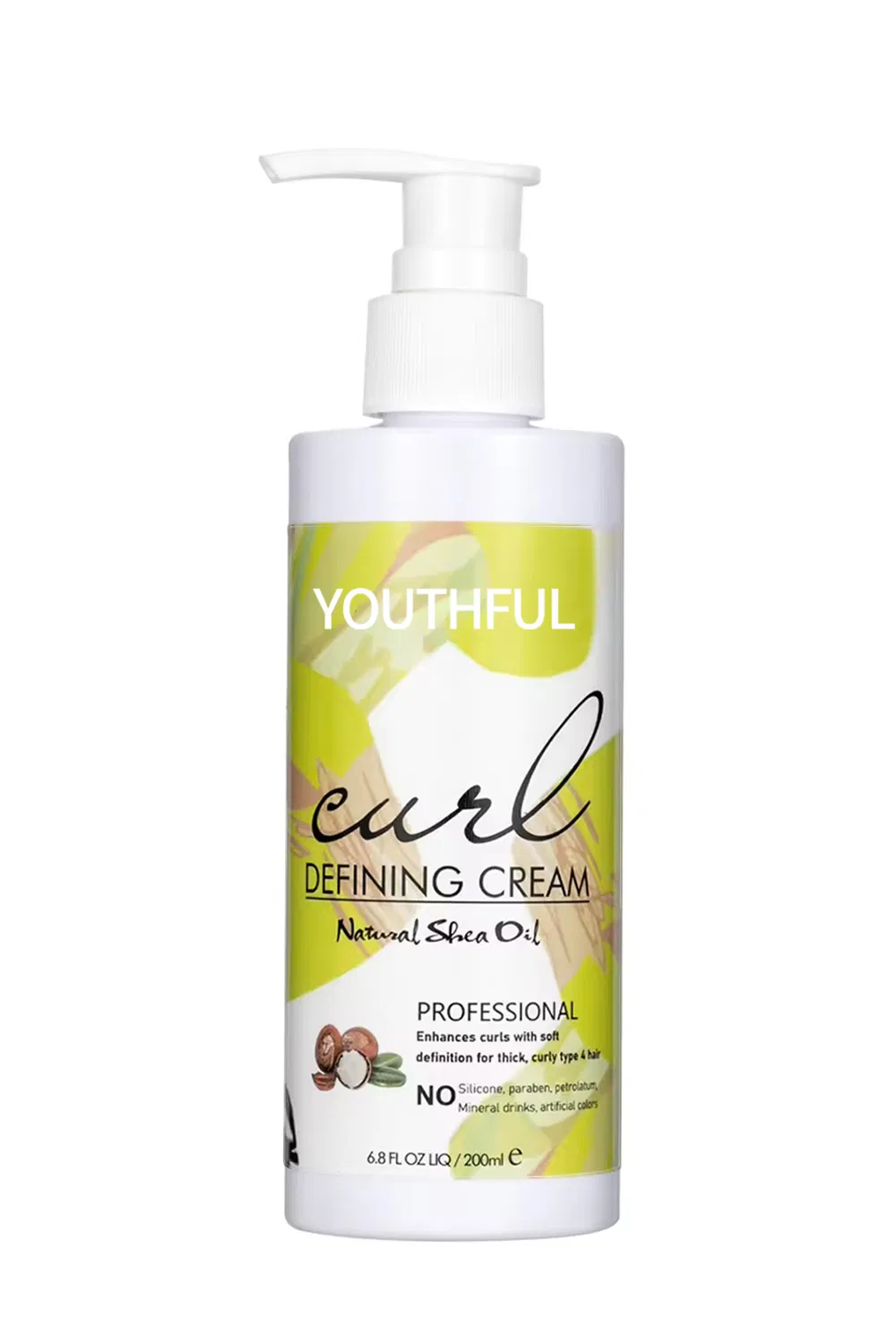 Private Label Frizz Control Products Curl Defining Cream