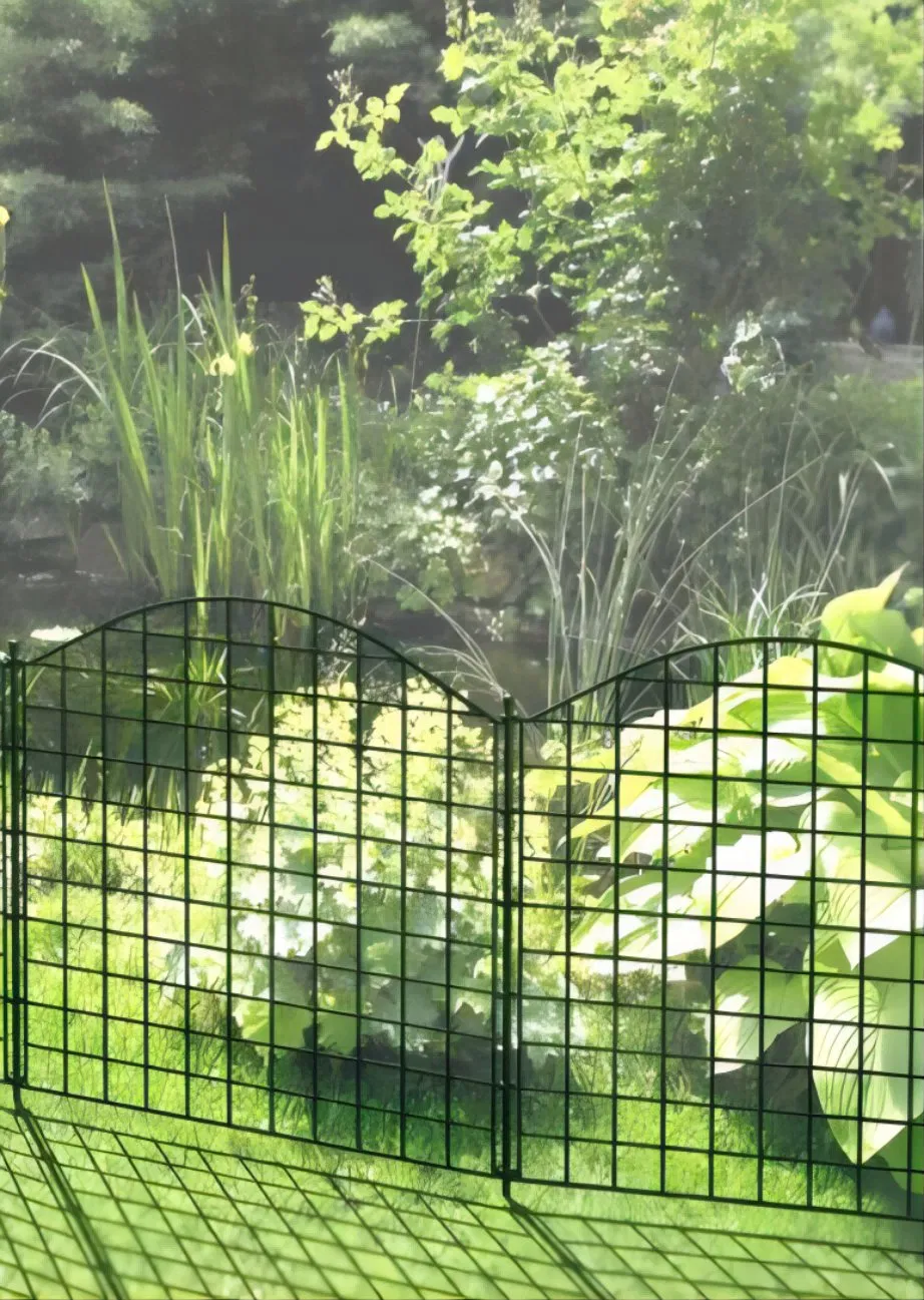 Animal Barrier Border Metal Wire Section Fencing Panel for Outdoor Garden Yard