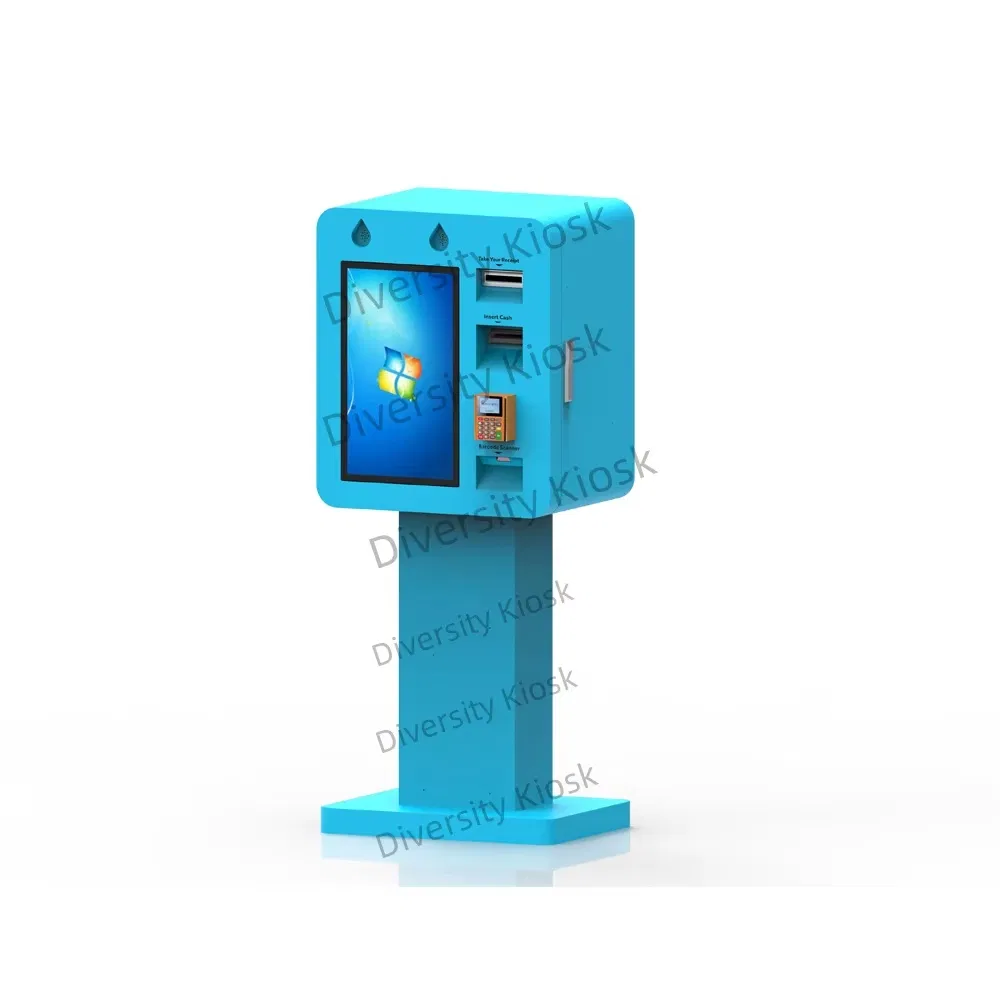 Multi-Language Car Wash POS Terminal with Banknote Acceptor