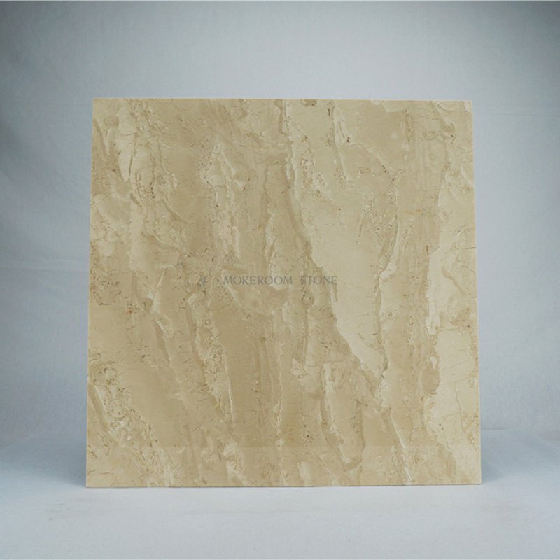 Cream Marble Stone Laminated Marble Porcelain Tile