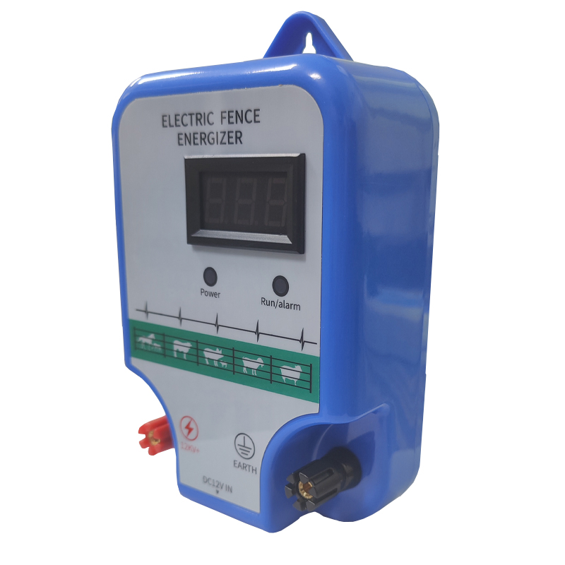 Solar Energy Intelligent Electric Fence Pasture Breeding Cattle, Sheep and Wild Boar Electric Fence Energizer Animal Husbandry Power Grid Complete Alarm System