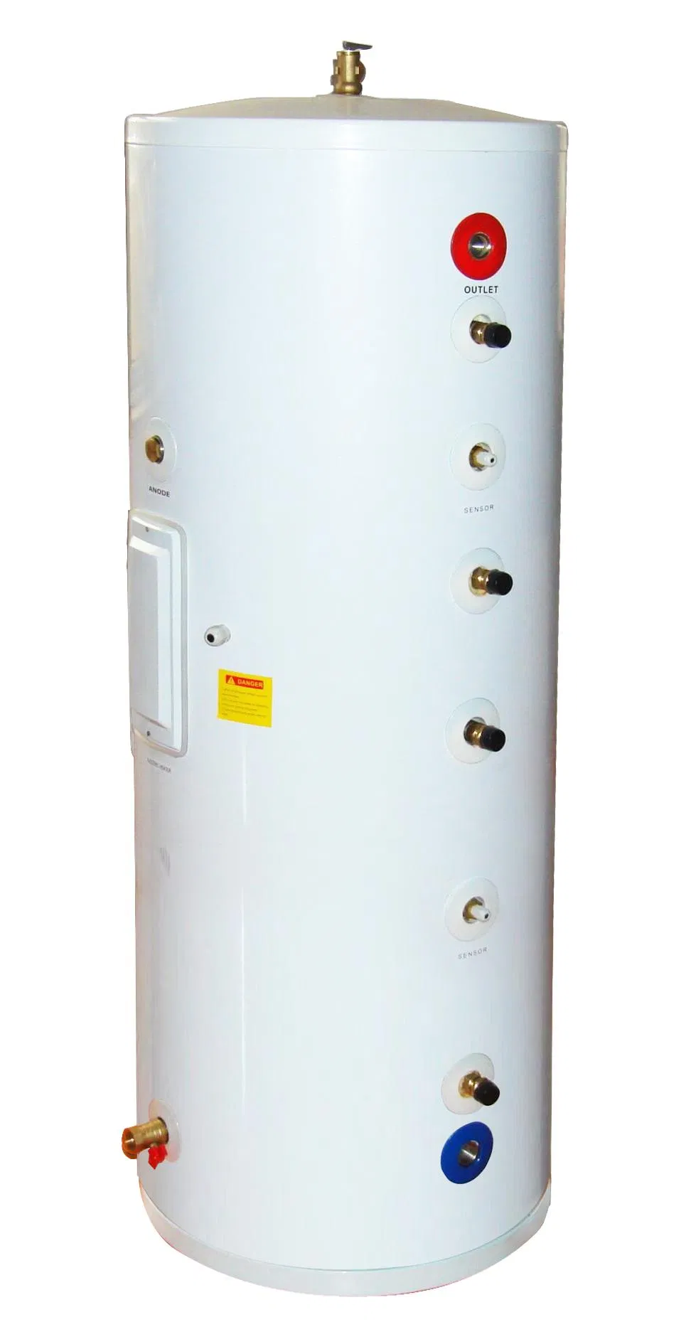 Split Pressurized Solar Hot Water Heater Tank