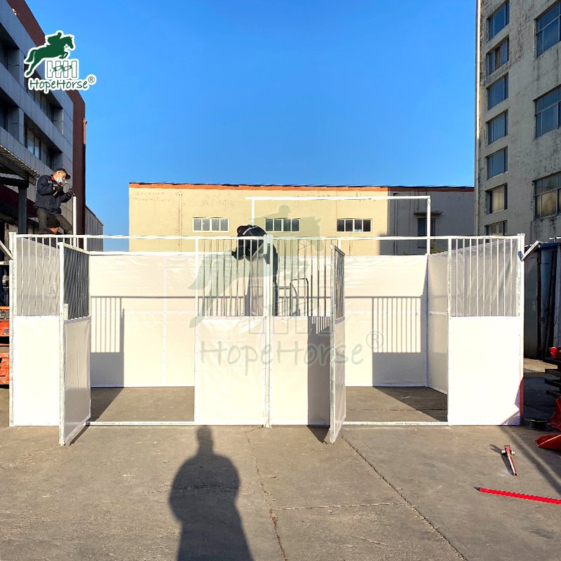 Other Animal Husbandry Equipment Eco-Friendly Horse Stall Steel Equine Building Steel Hot DIP Horse Stable