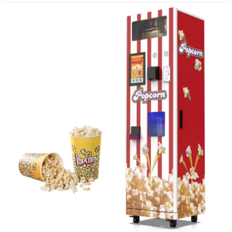 Factory Digital Corn Commercial Standing Automatic Popcorn Vending Machine