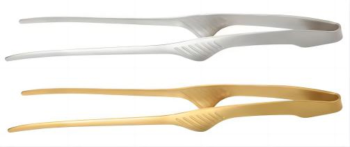 304 Stainless Steel Bull Horn Gold Clip Korean Barbecue Bulgogi Meat Serving Large Clip