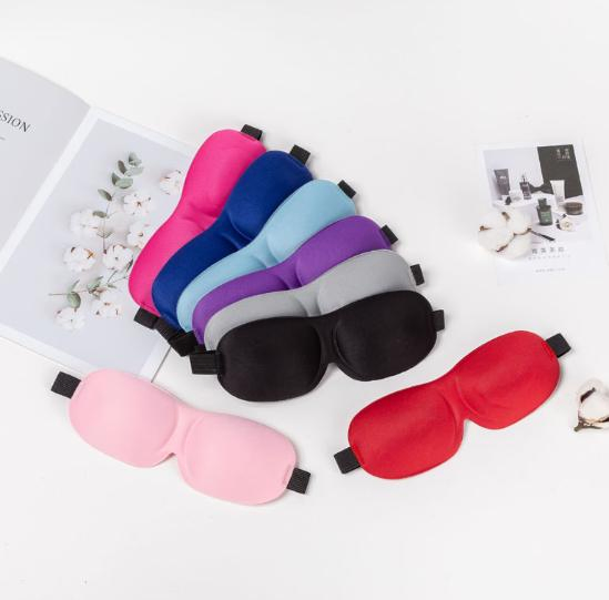 Lightweight Polyester Comfortable Eye Sleeping Mask Eyeshade Adjustable 3D Eye Shade