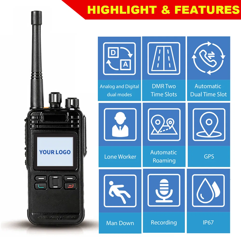 Портативная рация Belfone BF-TD512 5W, UHF/VHF