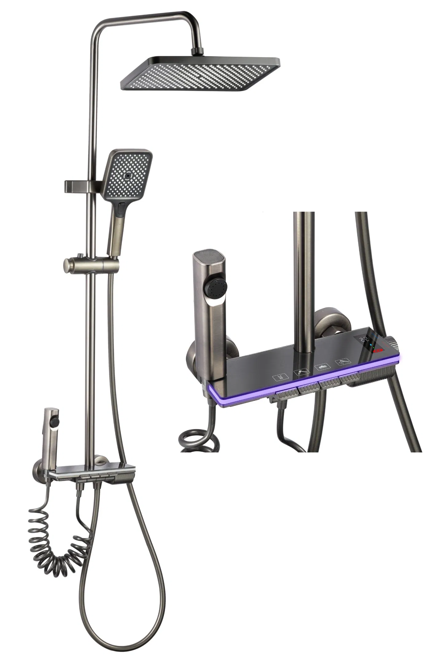 New Brass Shower Set Piano Shower Luxucy Bathroom Fittings