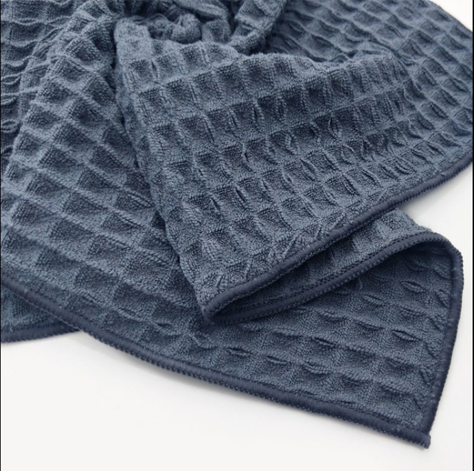 Absorbent Microfiber Waffle Cleaning Towel for Kitchen or Car Clening