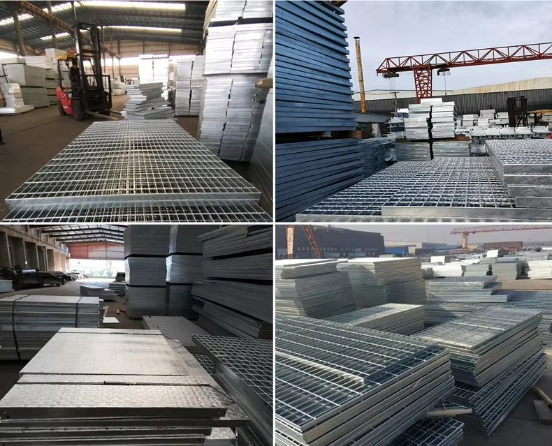 Galvanized Steel Grating Livestock Flooring Canal Cover Pedestrian Walkway