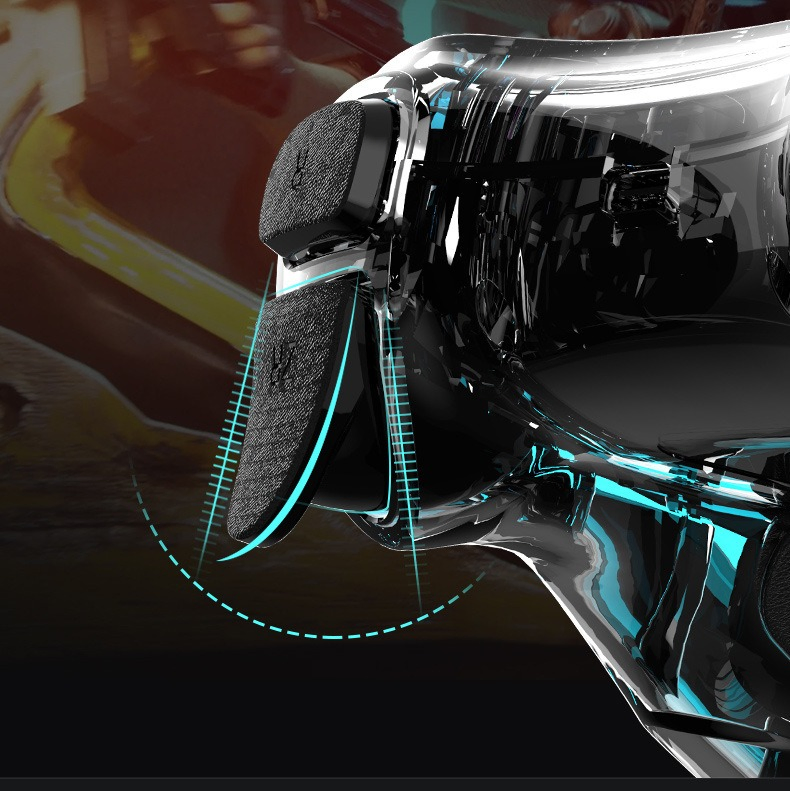 S30 9300 Wireless Controller Transparent LED Breathing Handle Gamepad Gaming Joystick Controller for Ns Switch/PC/Phone