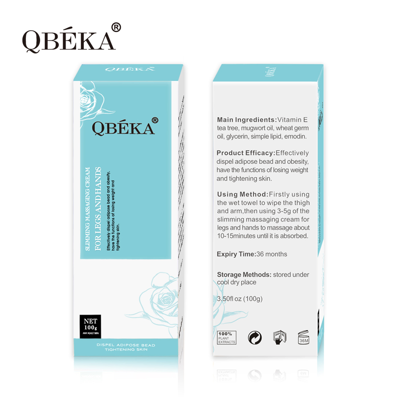 Effective Qbeka Slimming Massaging Cream for Legs and Hands