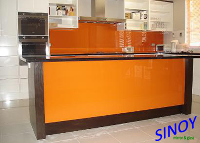 2mm to 8mm Thick Various Colors Double Coated Back Painted Glass for Interior Decorations