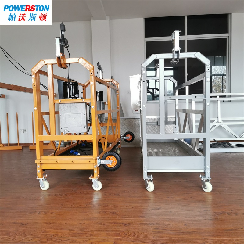 Zlp630 Suspended Working Platform Steel Scaffolding Cradle Gondola Manual Suspended Platform
