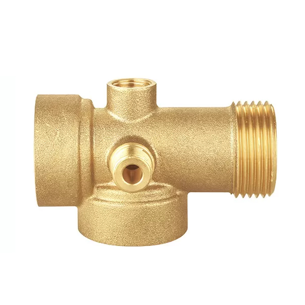 Female X Male X Male 1" 5 Way Brass Connector