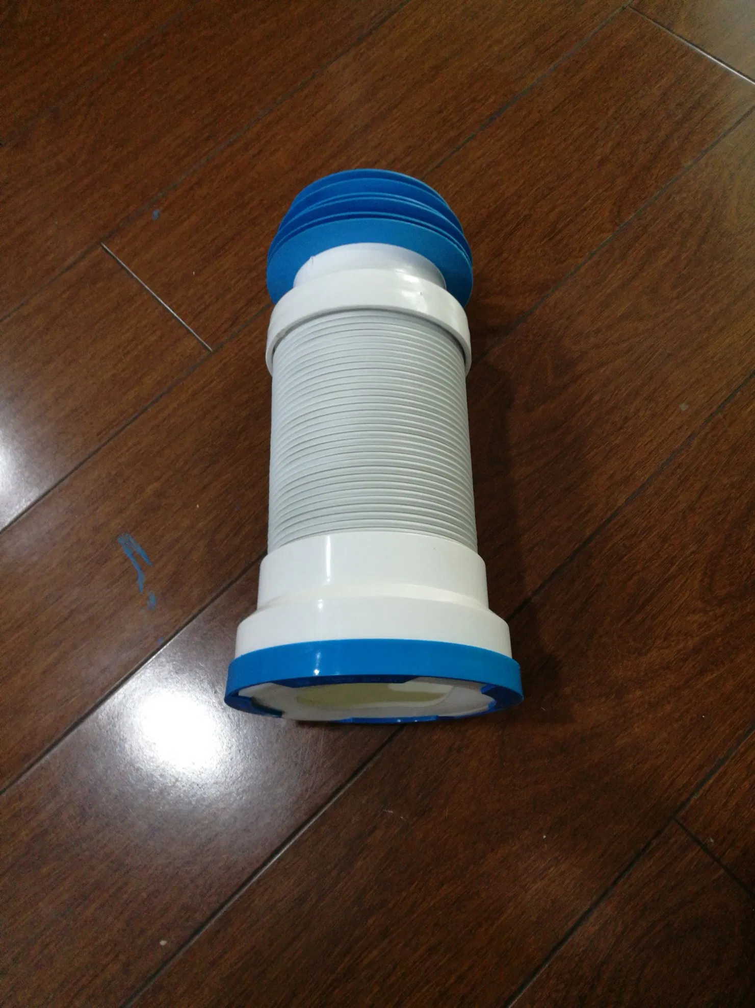 4'' Gloss White PP with Metal Connector Toilet Pan Connector-Bathroom Drainage Fitting