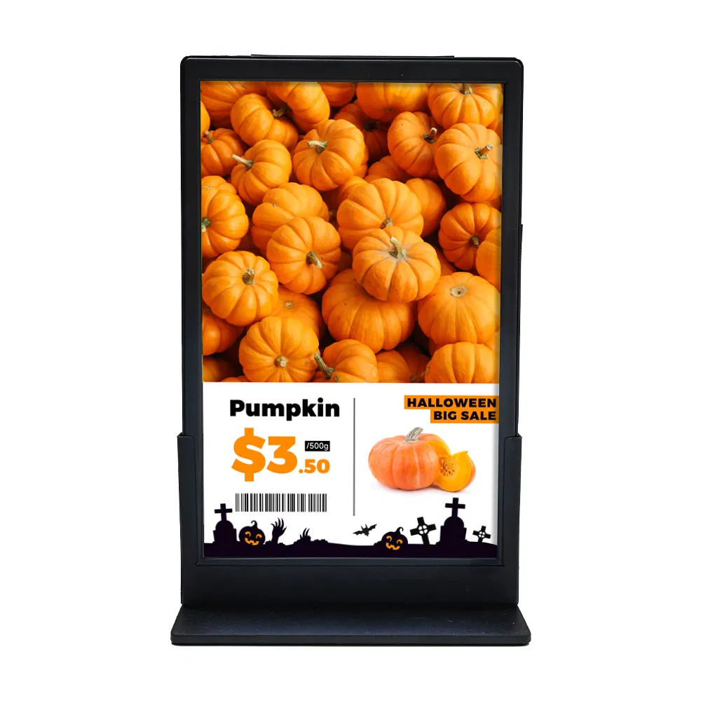 Inewtag 10.1inch LCD Digital Signage and Display Video Poster Player Shelf Price Label TFT LCD Electron Sign with Type-C Charging