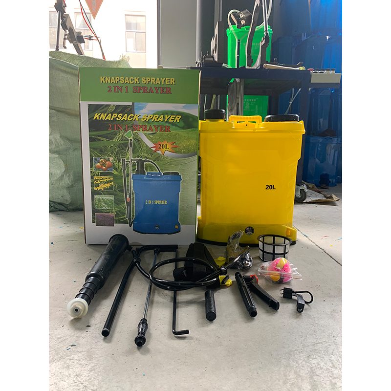 Agricultural Farming PP Plastic Spray Pump Battery 2 in 1 Portable Sprayer