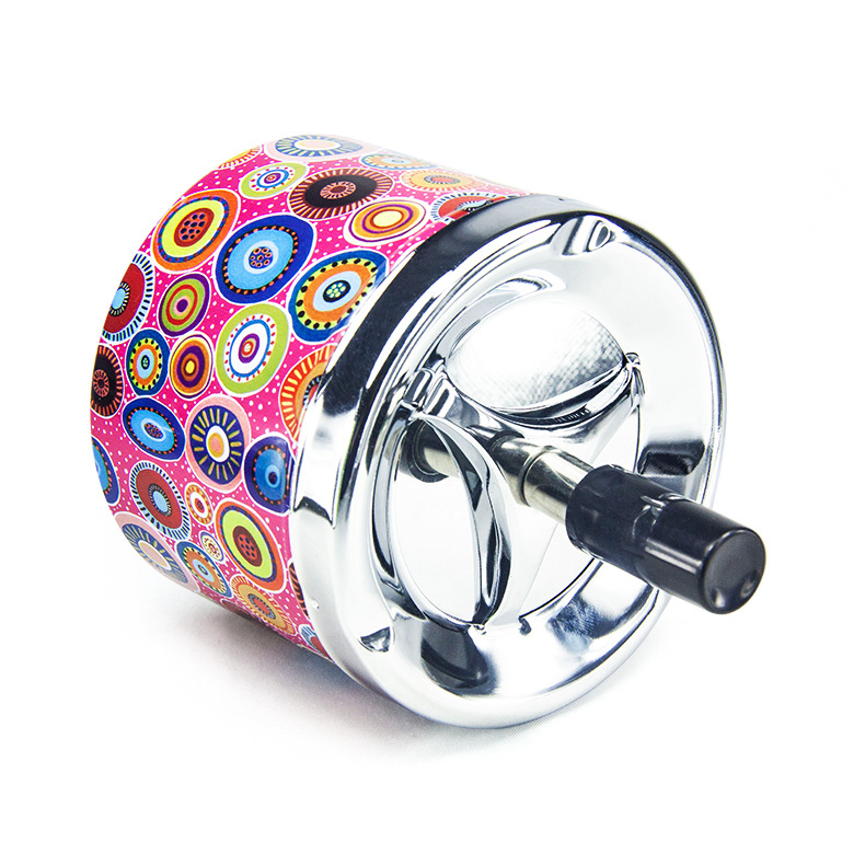 Press Type 95mm Metal Ashtray Sealing Cover Creative Skull Multifunctional Ashtray Smoking Accessories