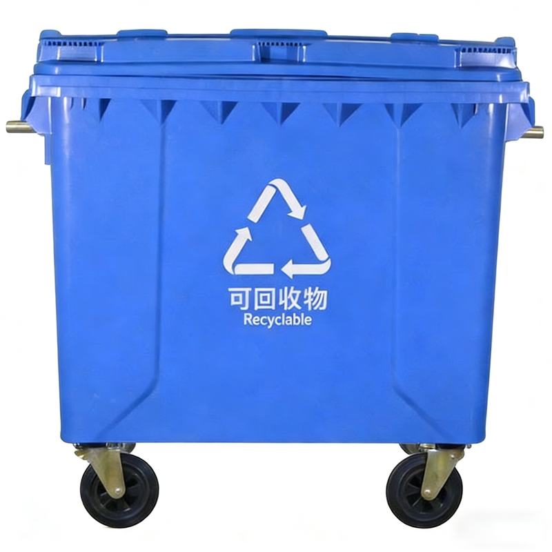 HDPE Large Outdoor Plastic Garbage & Wheelie Waste Bin 240L & 360L & 660L & 1100L