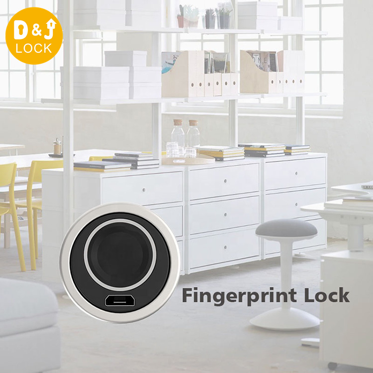 Intelligent Keyless Electronic Furniture Cabinet Drawer Smart Fingerprint Cam Lock