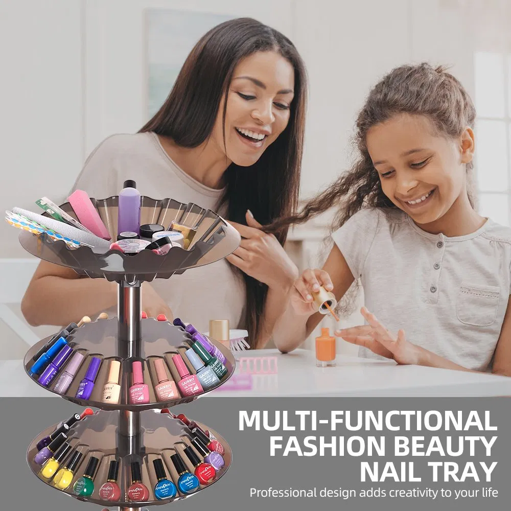 Beauty Professional Storage Tray Nail Polish Display Rack for Barber Salon
