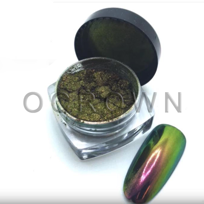 Ocrown Chameleon Chrome Mirror Mermaid Pigment Gel Polish Pigment