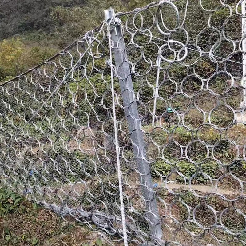Rigid Hexagonal Slope Protection Diamond Chain Link Wire Mesh for Mountain Embankment