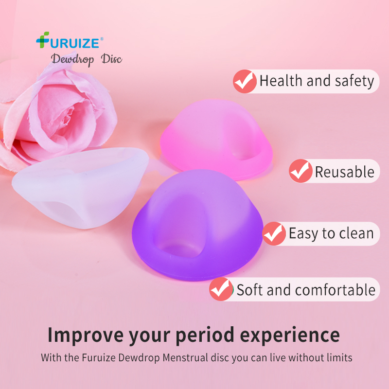 Coletor Menstrual Girls Menstrual Resuable Disc Copa Menstrual Menstrual Cup Medical Silicone Copa Easy to Use Menstrual Disc
