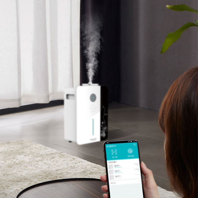 Intelligent Dynamic Oil Level Lighting LCD Touch Control Air Purification Air Aromatherapy Machine Diffuser