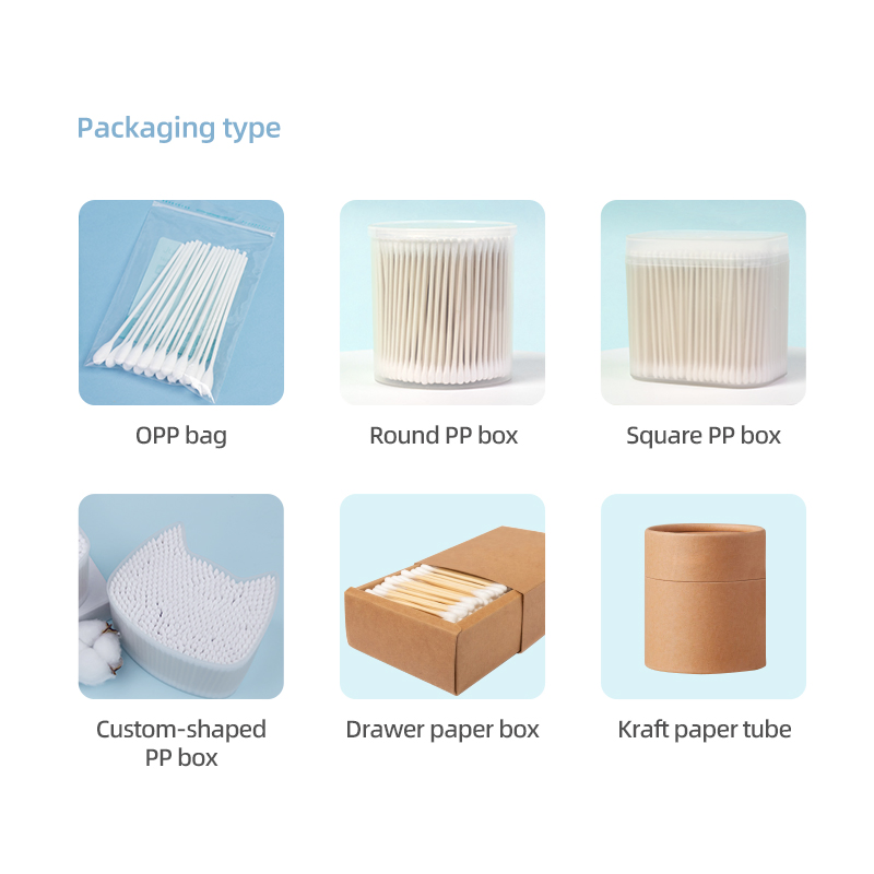 Hypoallergenic Medical Cotton Swabs Cotton Buds for Wound Care