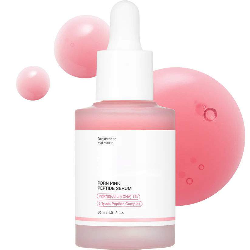Uneven Skin Tone Correction Vegan Korean Skincare Hydrating Pdrn Pink Peptide Serum