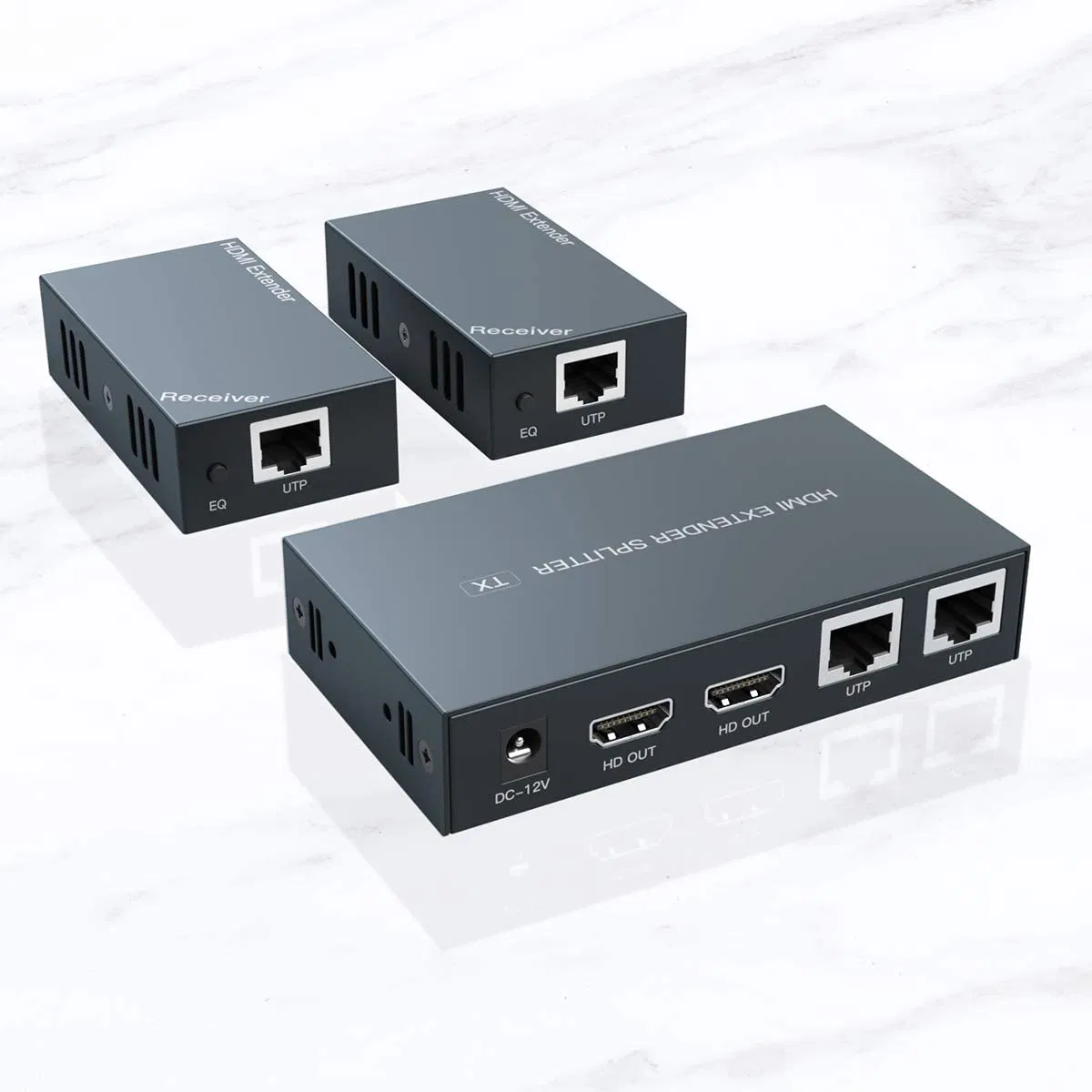 HDMI-сплиттер 1x4 через Ethernet, 1080P, 50 м