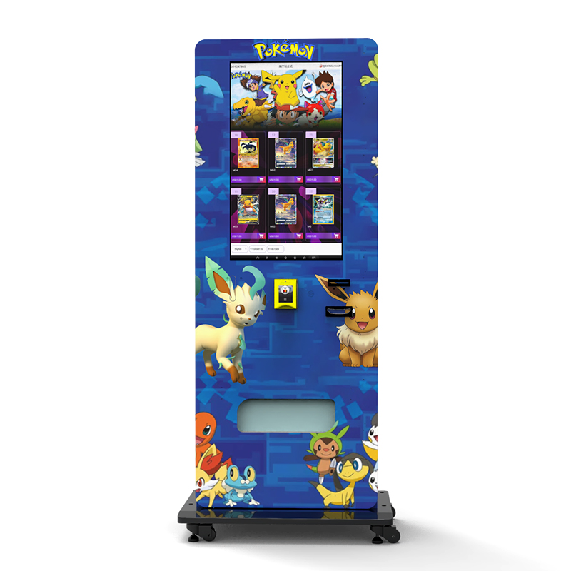 Pokemon Vending Machines for Retail Items Dispenser with Qr Code Payment