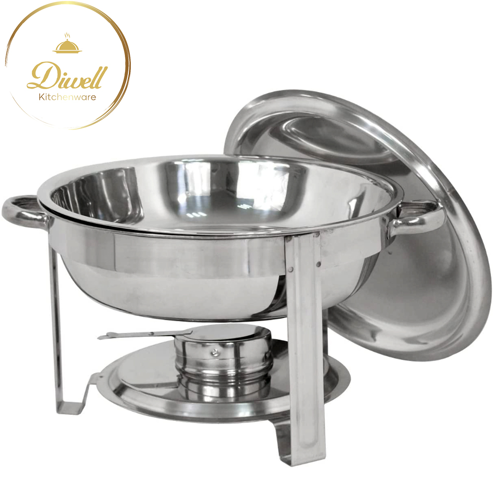 Commercial Hotel Food Display Warmer Glass Top Buffet Chafing Dish