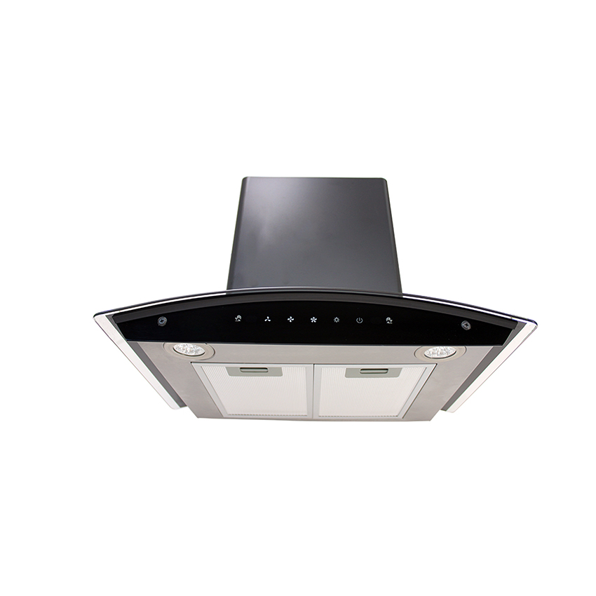 60cm Super Suction Curved Kitchen Hood Wall-Mounted Classical Curved Range Hood