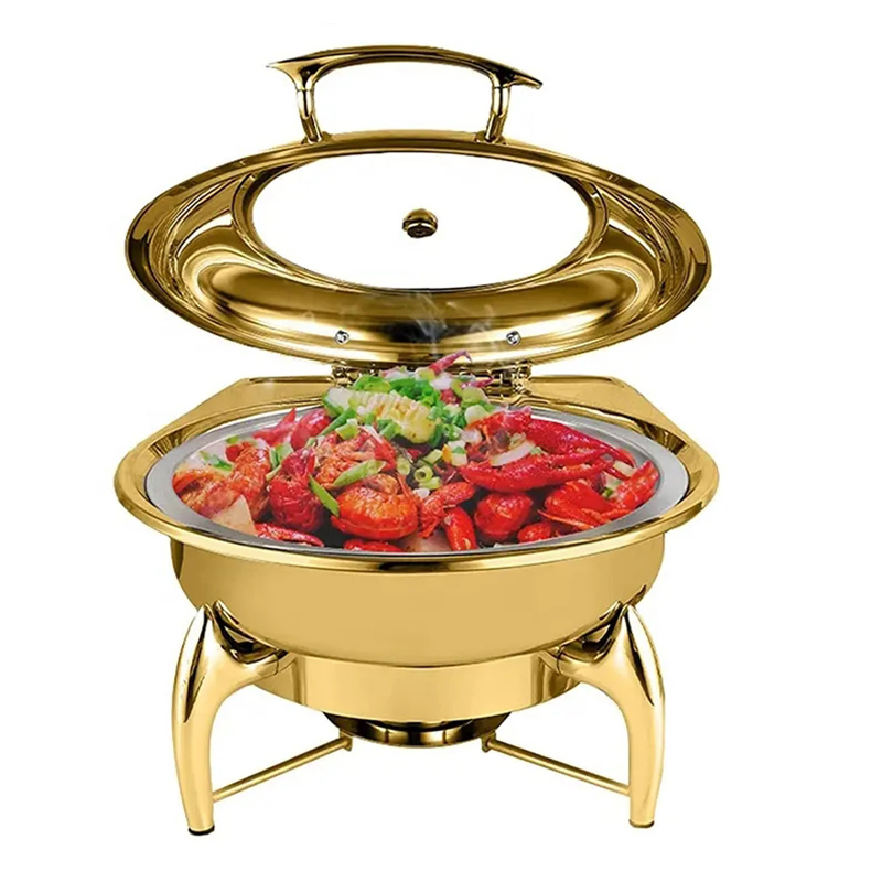 6L Chafing Dish Buffet Set Stainless Steel Chafers for Catering Dinner Wedding Party