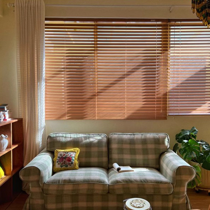 Cortinas De Persiana De Madera Impermeable Wooden Blinds Curtains