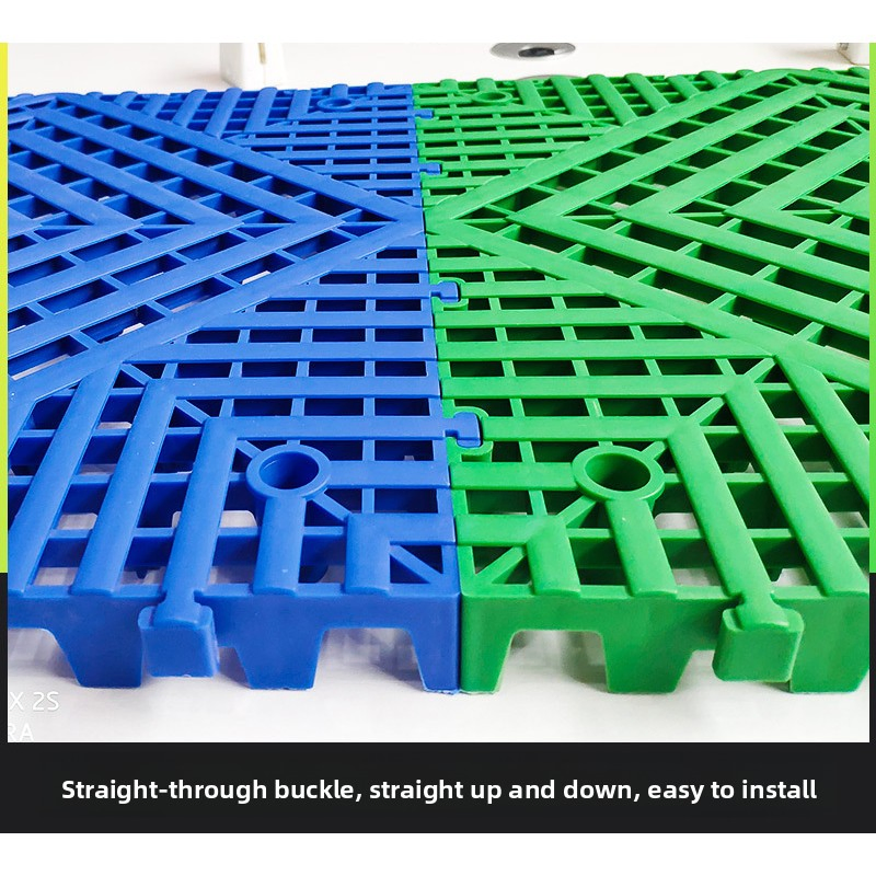 40X40cm DIY Garage 18mm Thickness with Anti-Slip Feature Plastic Floor Tiles for Car Detailing Workshop and Car Wash