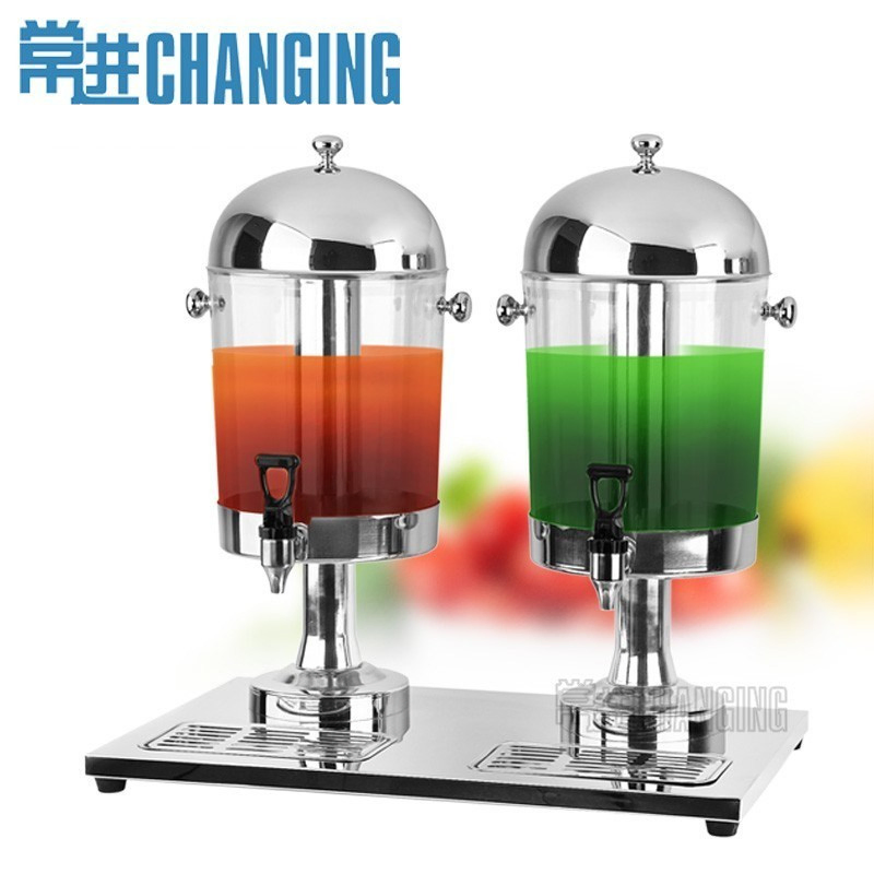 Changing Catering Coffee Urn Double-Tank Stainless Steel Juice Dispenser (JD-2A)