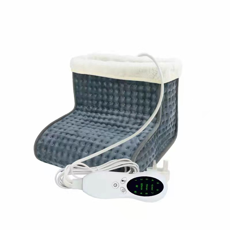 Fleece Electric Heated Foot Warmer Under Desk for Men and Women Heating Pad for Foot