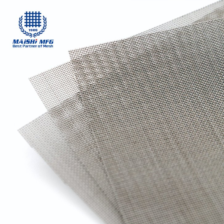Сетка нержавеющая тканая плетения Plain Weave