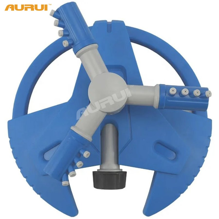 3-Arms 360 Degree Gardening Watering System Adjustable Lawn Sprinkler