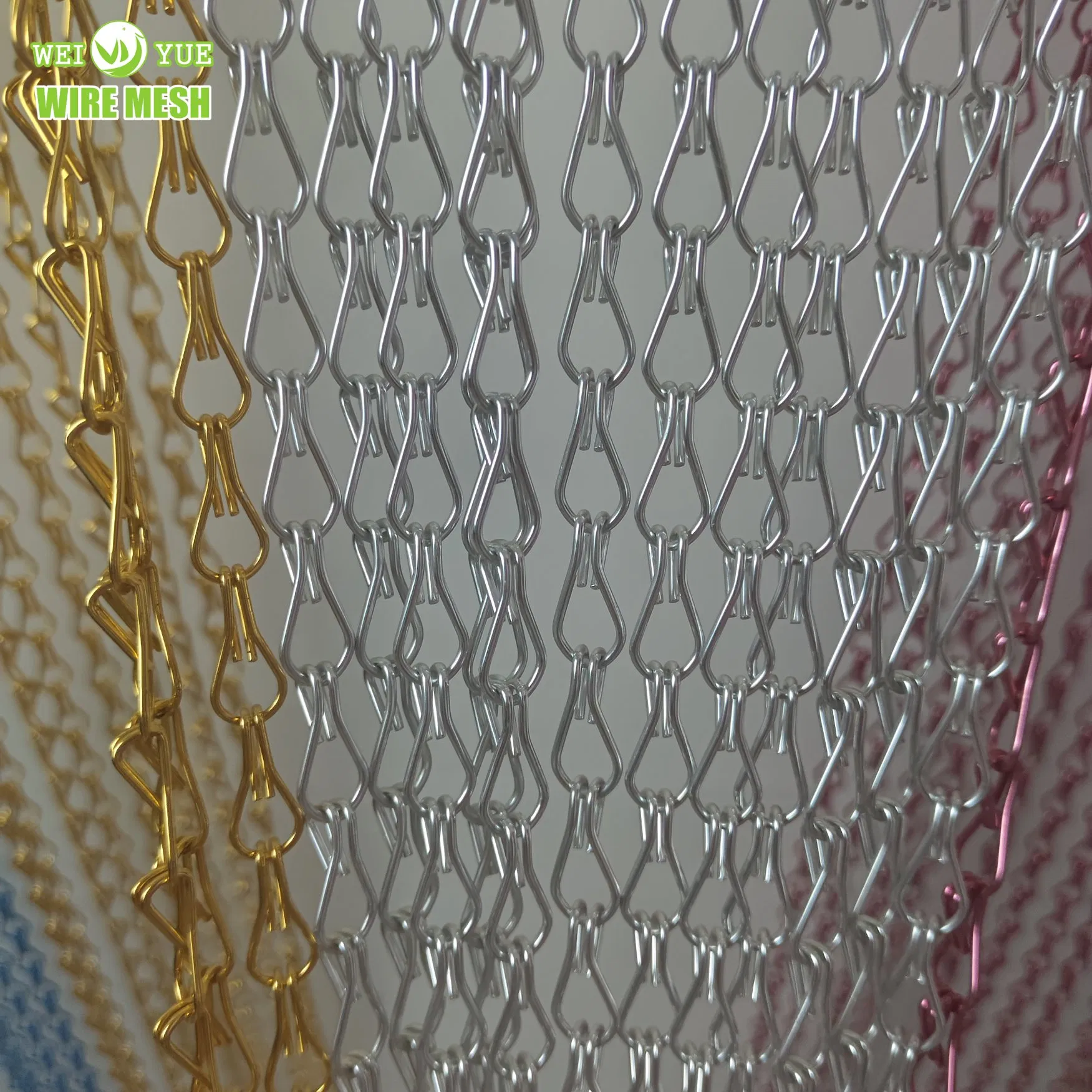 Chinese Factory Furniture Fittings Hardware Custom Size Hanging Chains Double Hook Chain Hanging Basket Chains